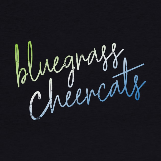 CURSIVE bluegrass cheercats by bluegrasscheercats